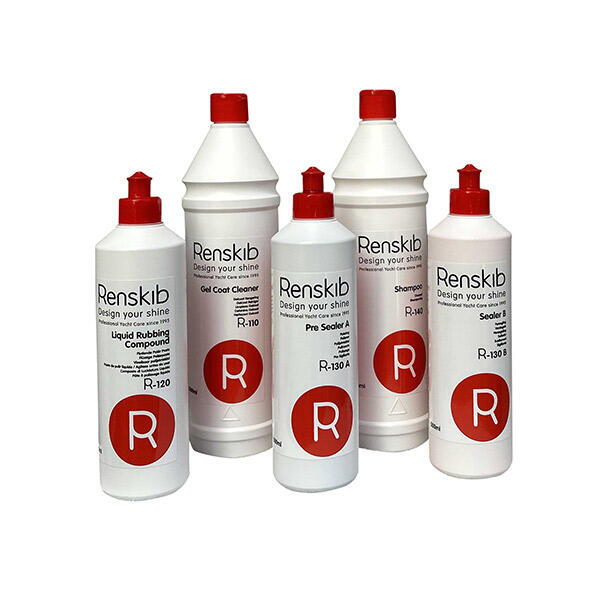 5 Trin til flot renset og poleret båd