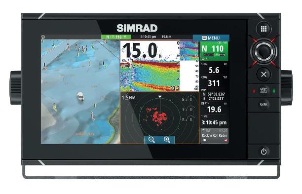 SIMRAD Kortplotter, Radar, Antenne, Ekkolod mm.