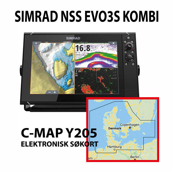 SIMRAD NSS EVO3S 9" inkl.Kort