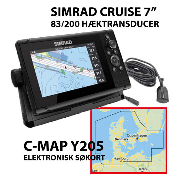 Simrad kortplotter med søkort