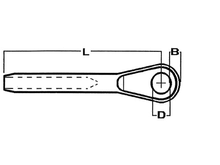 OS Øjeterminaler SS AISI 316. 