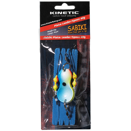 Kinetic Sabiki Plaice Leader/Spoon 40g Royal