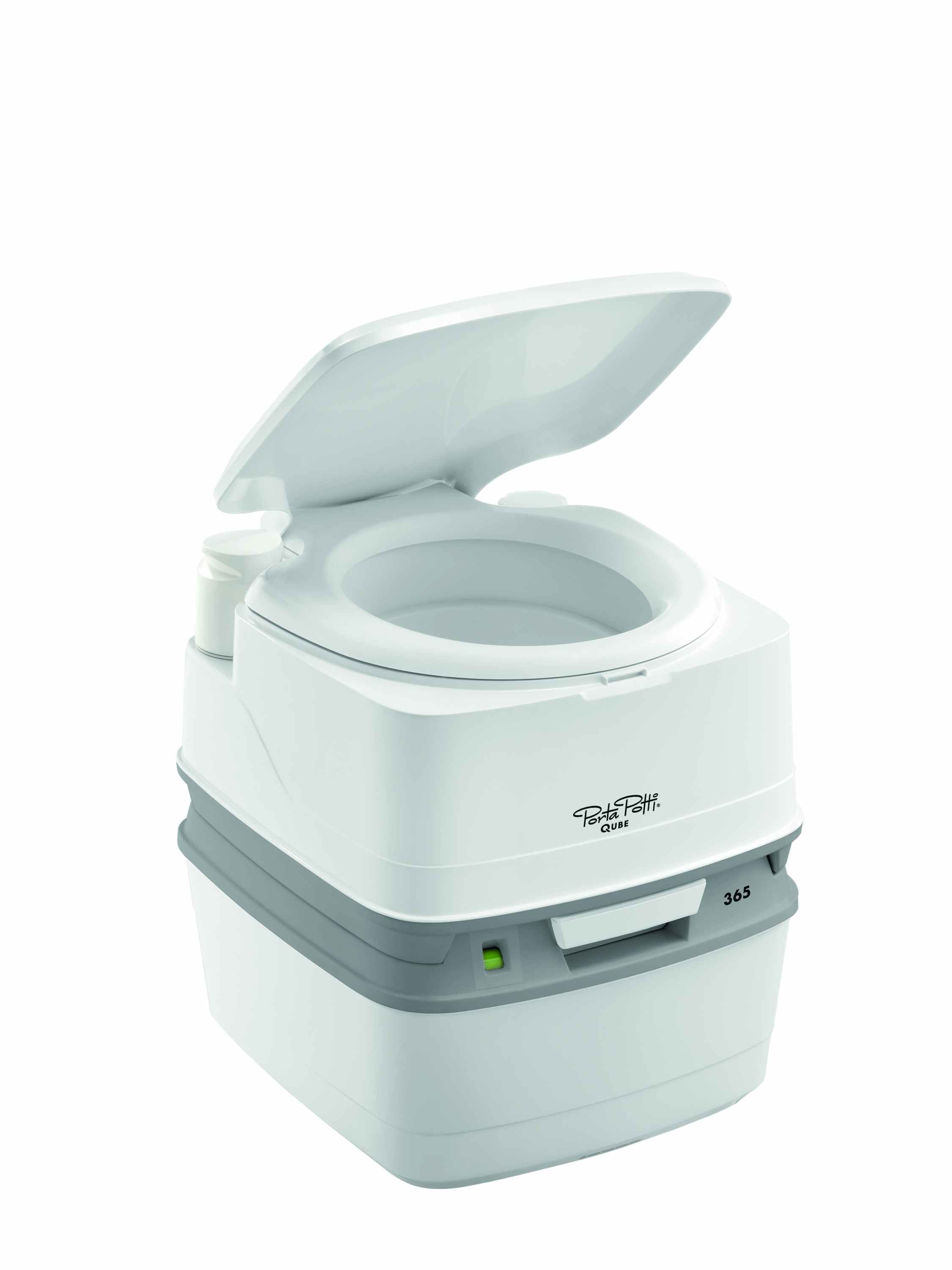 Porta potti toilet qube 335 hvid med dørk beslag