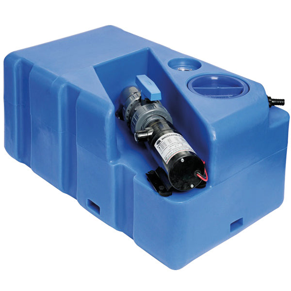 Septiktank 60l med 24v macerator 65x39x30cm