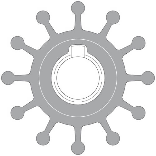 Johnson Impeller 09-801B Ø57,1mm