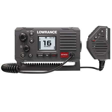 Lowrance Link-6S VHF radio med GPS, sort