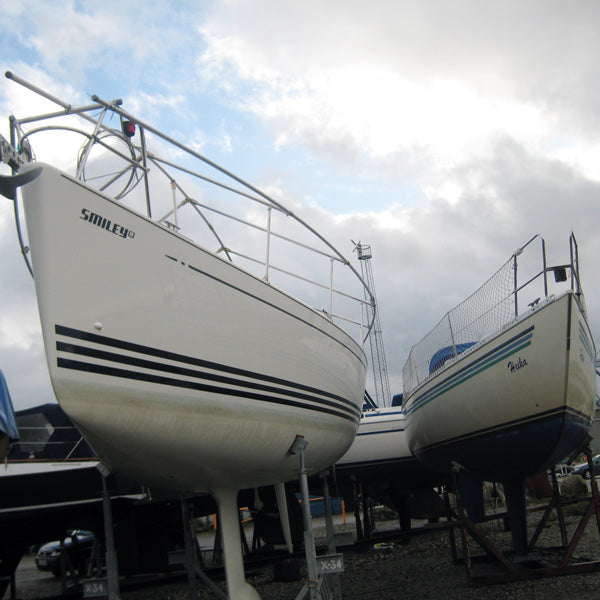 1852 Planenständer aus Aluminium für Boote mit Mast