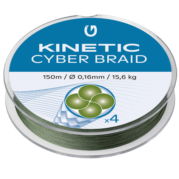 Kinetic Cyber ​​​​Braid 4, 150 m 0,14 mm/14,8 kg