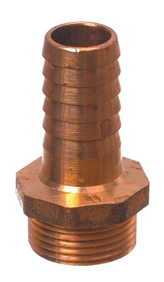 Schlauchverbinder 1 1/2"x45mm Bronze