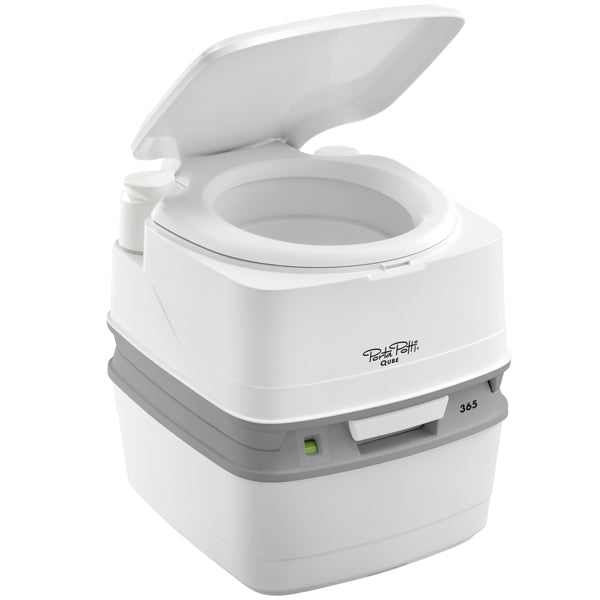 Porta Potti WC Qube 335 weiß mit Türbeschlag