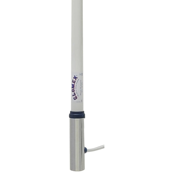 Glomex vhf antenne ra1206cr l-240cm m/kabel og pl259 stik