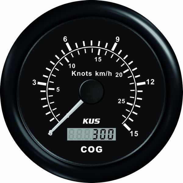 Kus gps speed 0-15knob, sort 12/24v ø85