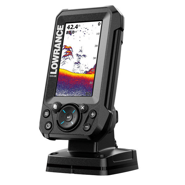 Lowrance Eagle 4X med bullet hæktransducer