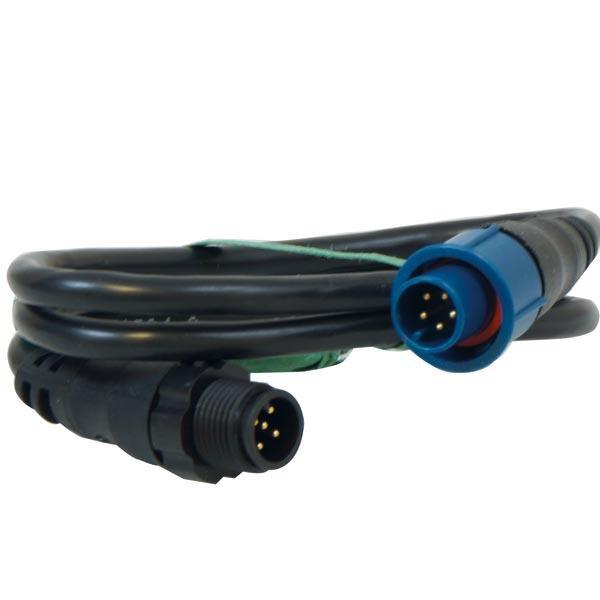 Navico-Adapter schwarz auf blau Netzwerk NMEA 2000