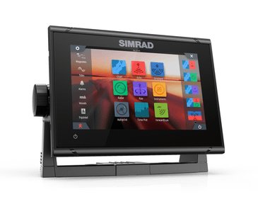 Simrad GO7 XSR mit 83/200 &amp; 455/800 HDI Heckgeber