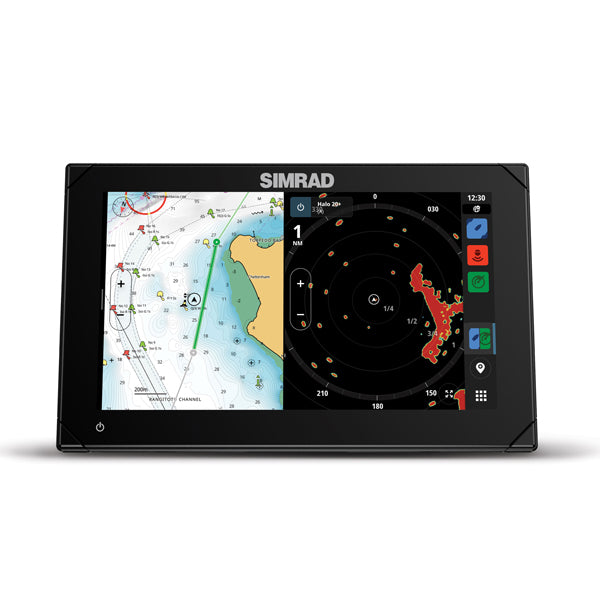 Simrad NSX 3009 mit aktivem 3-in-1-Heckgeber