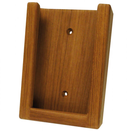 Roca teak iphone/mobilholder 7,8x2,5x10,7cm