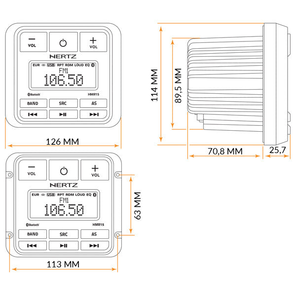 Hertz HMR 15 D DAB radio