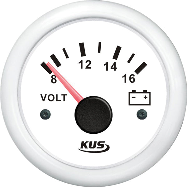 Kus Voltmeter weiß 12V