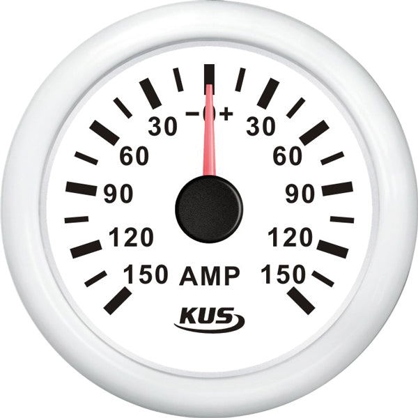 Kus Amperemeter weiß, mit 150A Shunt 12/24V