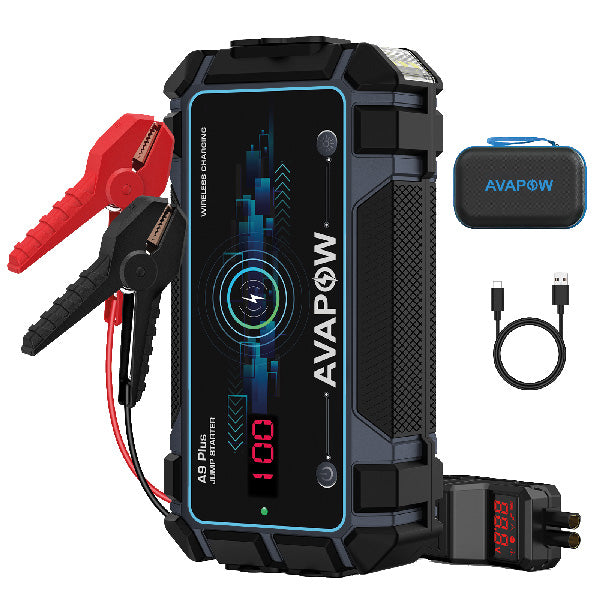 Avapow Starthilfe A9 Plus inkl. Tasche 2000A, 12V