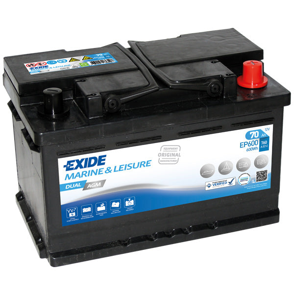 Dual-AGM-Batterie 760 CCA – 70 AH