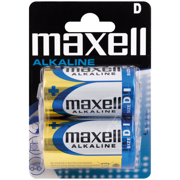 Maxell Alkaline D / LR20-Batterien - 2 Stk.