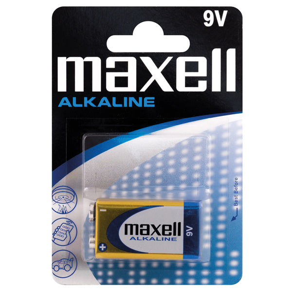 Maxell Alkaline 9V /6LR61 Batterie - 1 Stk.