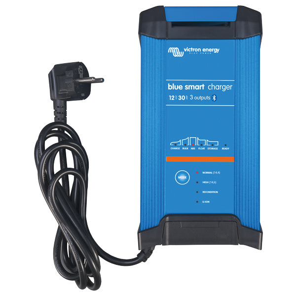 Victron blaues Smart-Ladegerät 12 Volt 15 Ampere. für 3 Batterien und Bluetooth IP22