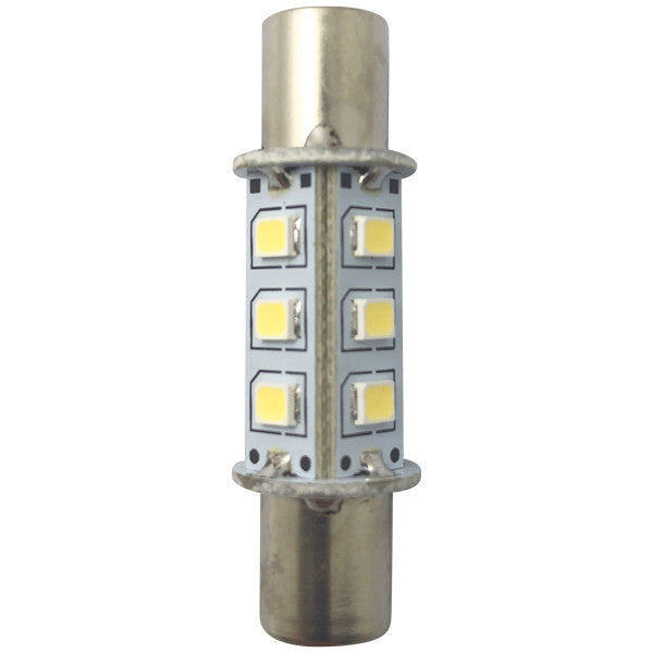 1852 LED lantern pære BS43 Ø13x42mm 10-36Vdc, 2 stk