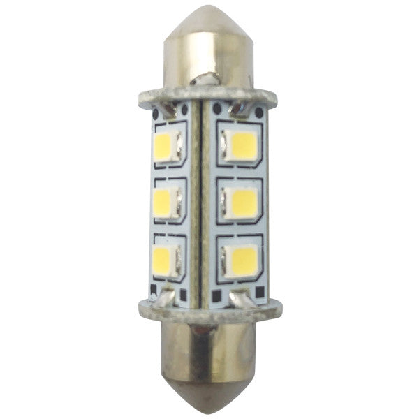 1852 LED lantern pinolpære 37mm 10-36Vdc, 2 stk