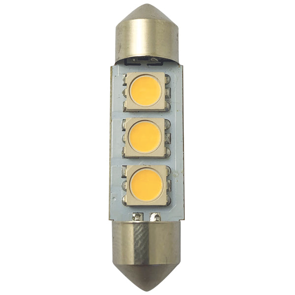 1852 LED pinolpære 37mm 10-36Vdc, 2 stk