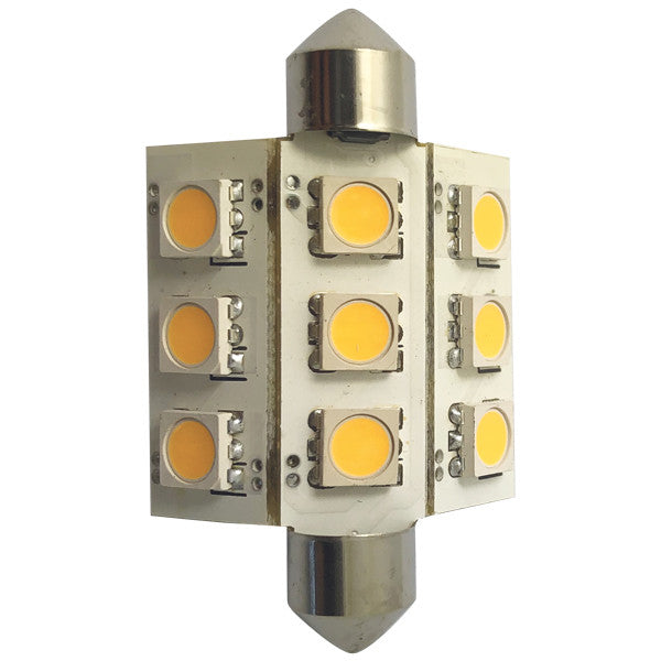 1852 LED pinolpære 42mm 10-36Vdc 180 °, 2 stk