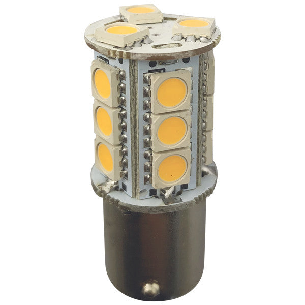 1852 LED pære BA15S Ø23x46,5mm 10-36Vdc, 2 stk