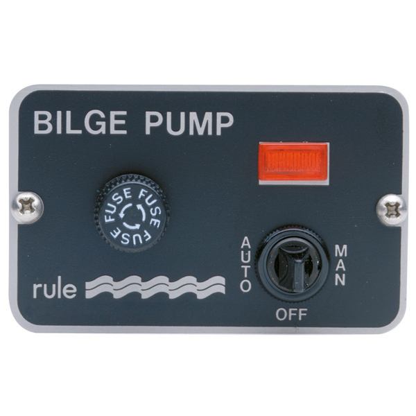 Regelpumpenpanel 24 V mit Schalter und Anzeige