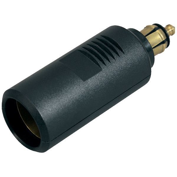 Hanstik klein mit Adapter für Zigarettensteckdose 12/24 Volt 16 Ampere