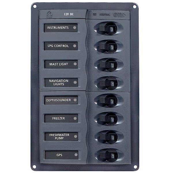 Bep Lux Power Panel 8 Kontakte, 12V