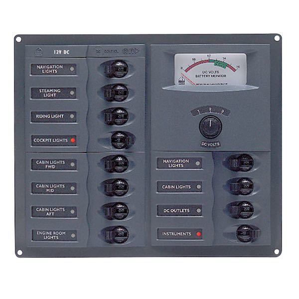 Bep Lux Power Panel 12 Kontakte, 12V