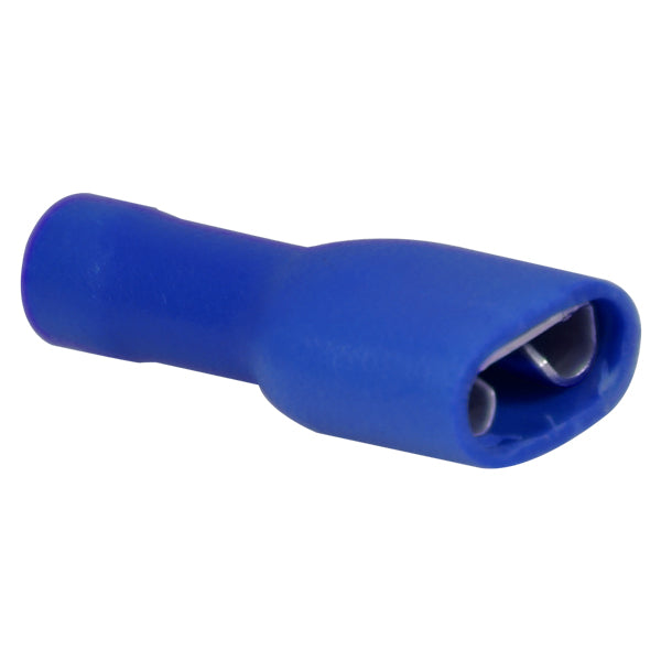 Flachstecker isolieren. blau 6,4x0,8mm - 100 Stk