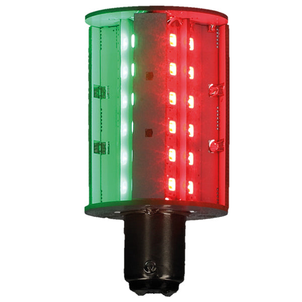 Nauticled Laternenlampe bay15d 10–35 V DC 1,2/15 W rotes/grünes Licht