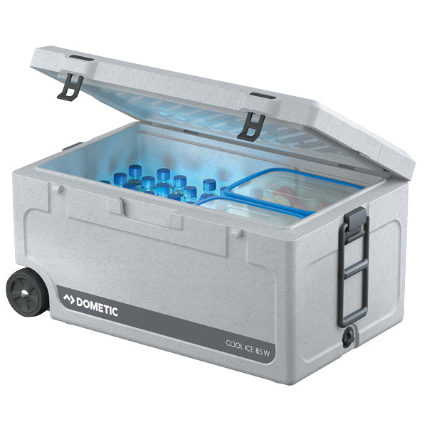 Dometic Cool-Ice CI 85W Eisbox &amp; Räder und Teleskopgriff 86L