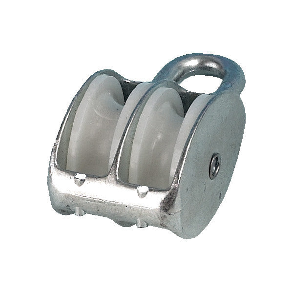 Aluminiumblock, doppeltes 30-mm-T/8-mm-Seil