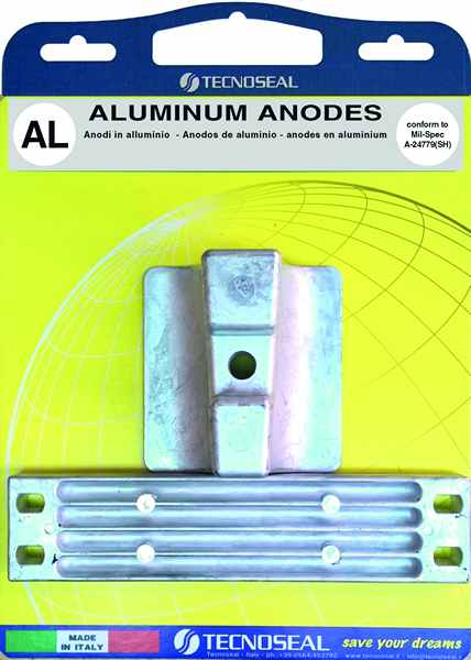 Alu anode kit til yamaha 300-350