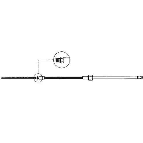 Ultraflex-Steuerkabel M58, 7 Fuß