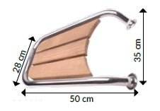 Stævnplatforme til motorbåde 50 x 35 cm