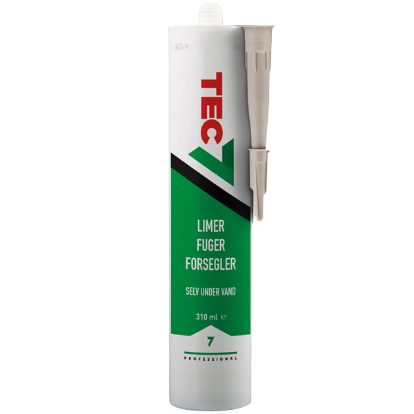 Tec7 - Klebefugen dichtet 310ml Kartusche beige ab