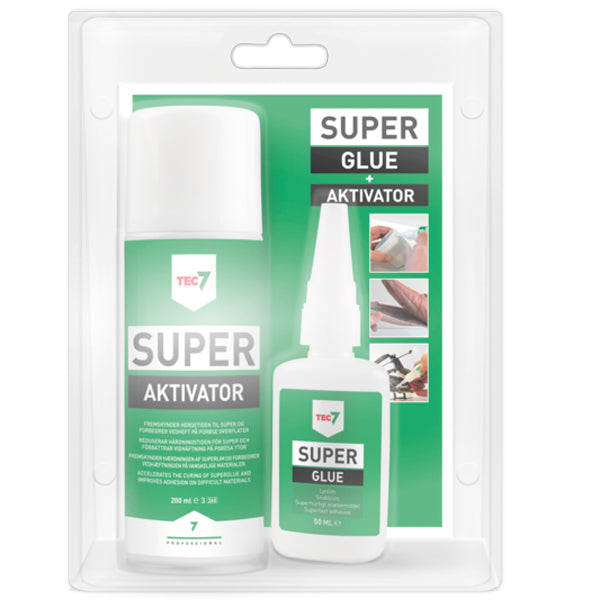 Tec7 Superkleber 50 ml + Superaktivator 200 ml