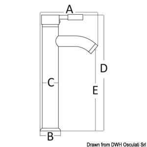 Einhebelmischer für die Toilette