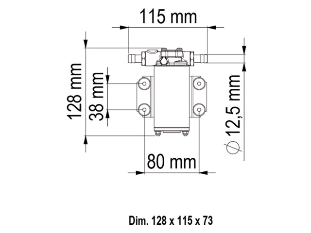 Marco Brændstofpumpe UP2 24 volt