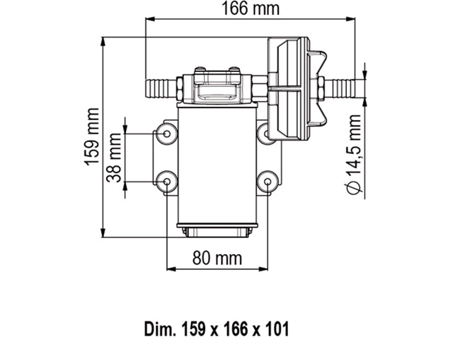 Marco Brændstofpumpe UP3 12 volt